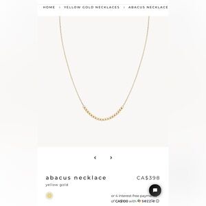 Bluboho Abacus Necklace - brand new condition